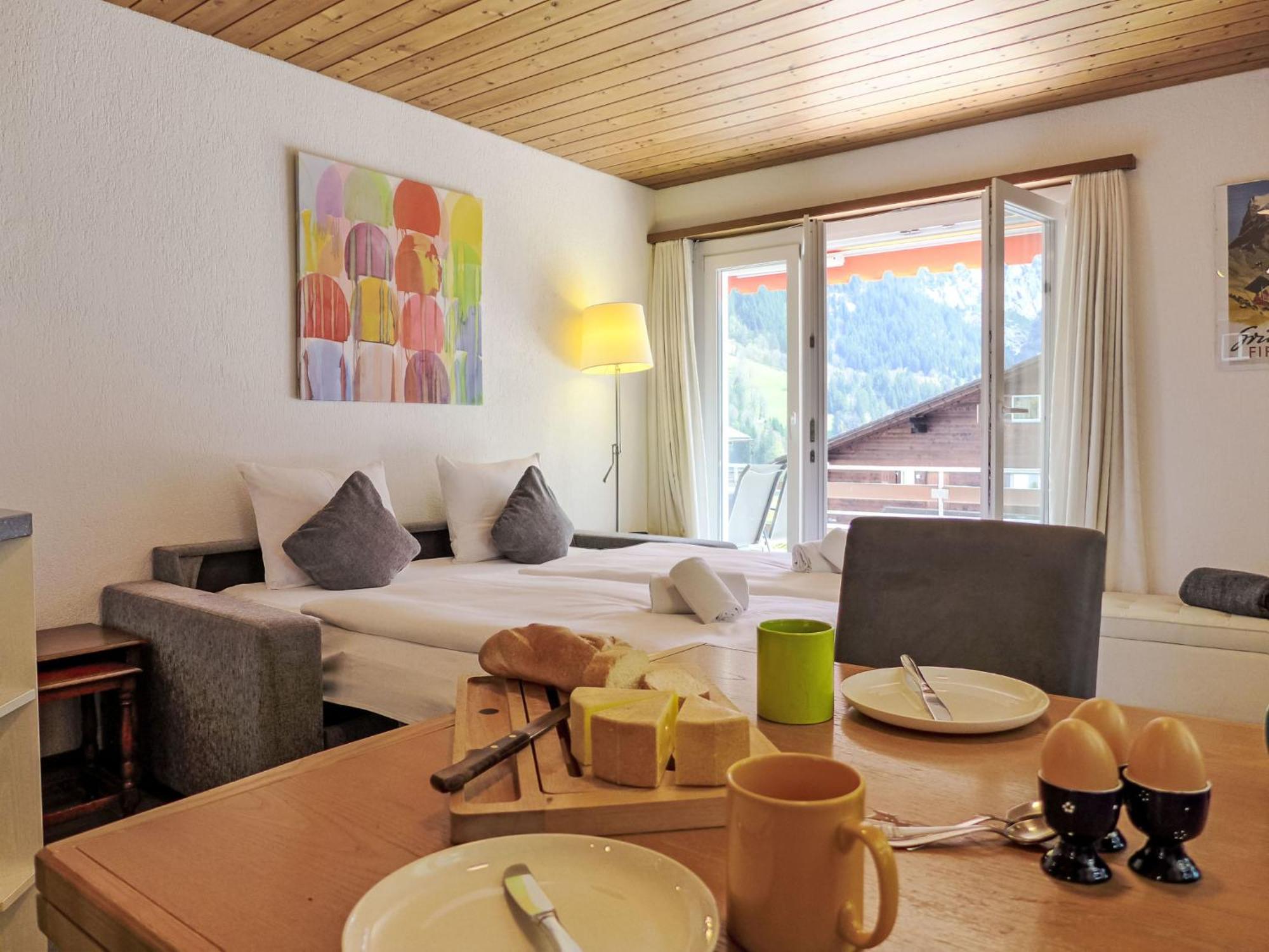 Apartment Chalet Almis-Boedeli-2 By Interhome 格林德瓦 外观 照片